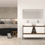 Pack Iron Rennes Plus avec lavabo et miroir LED