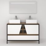 Pack Iron Rennes Plus avec lavabo et miroir LED