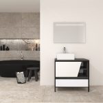 Pack Iron Rennes Plus avec lavabo et miroir LED