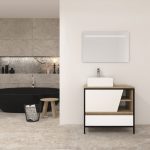 Pack Iron Rennes Plus avec lavabo et miroir LED