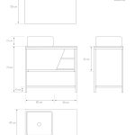 Pack Iron Rennes Plus avec lavabo et miroir LED