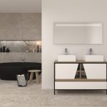 Pack Iron Rennes Plus avec lavabo et miroir LED