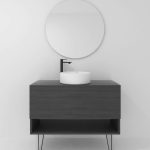 Pack Lille avec vasque à poser et miroir LED circulaire