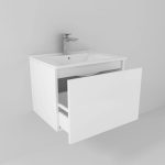 Mini-ensemble avec lavabo et miroir LED