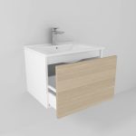 Mini-ensemble avec lavabo et miroir LED