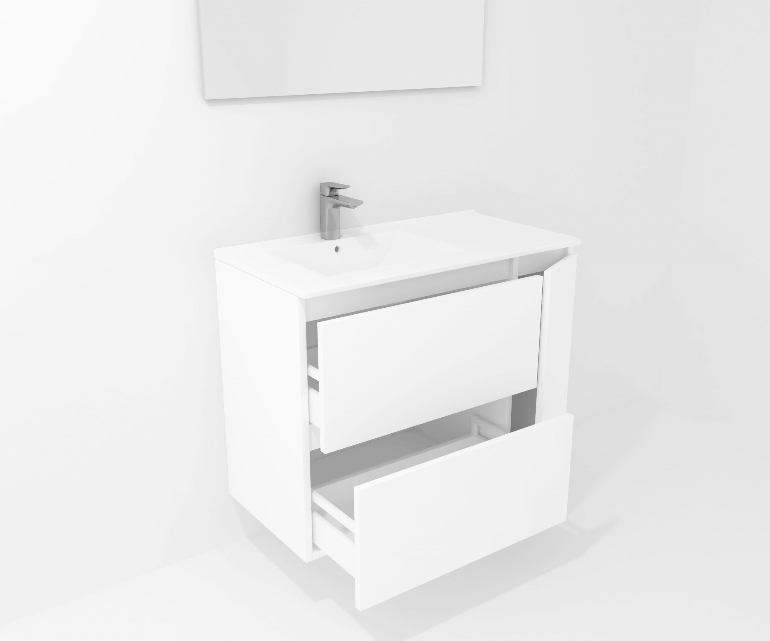 Pack Montpellier avec miroir LED et lavabo