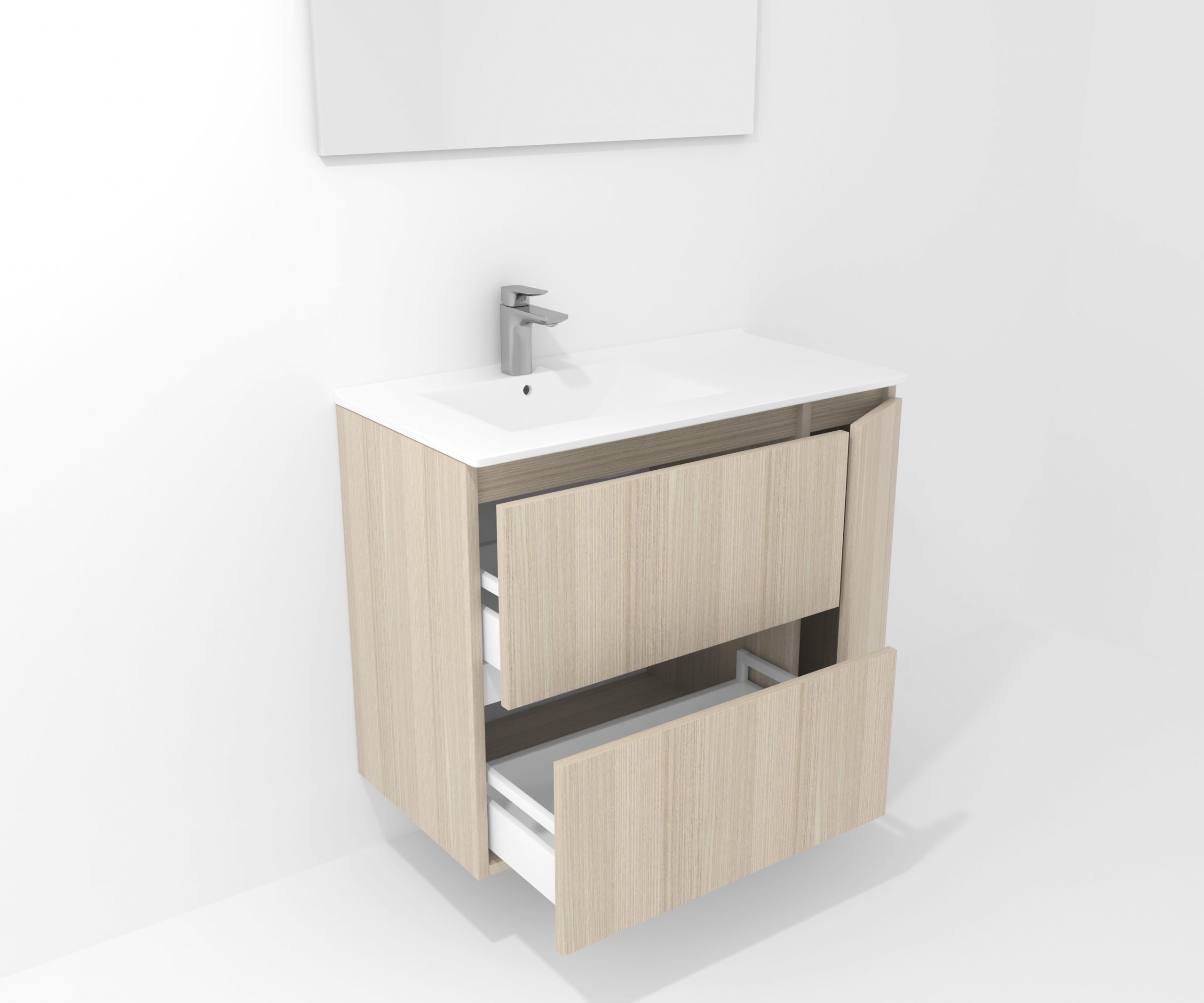Pack Montpellier avec miroir LED et lavabo