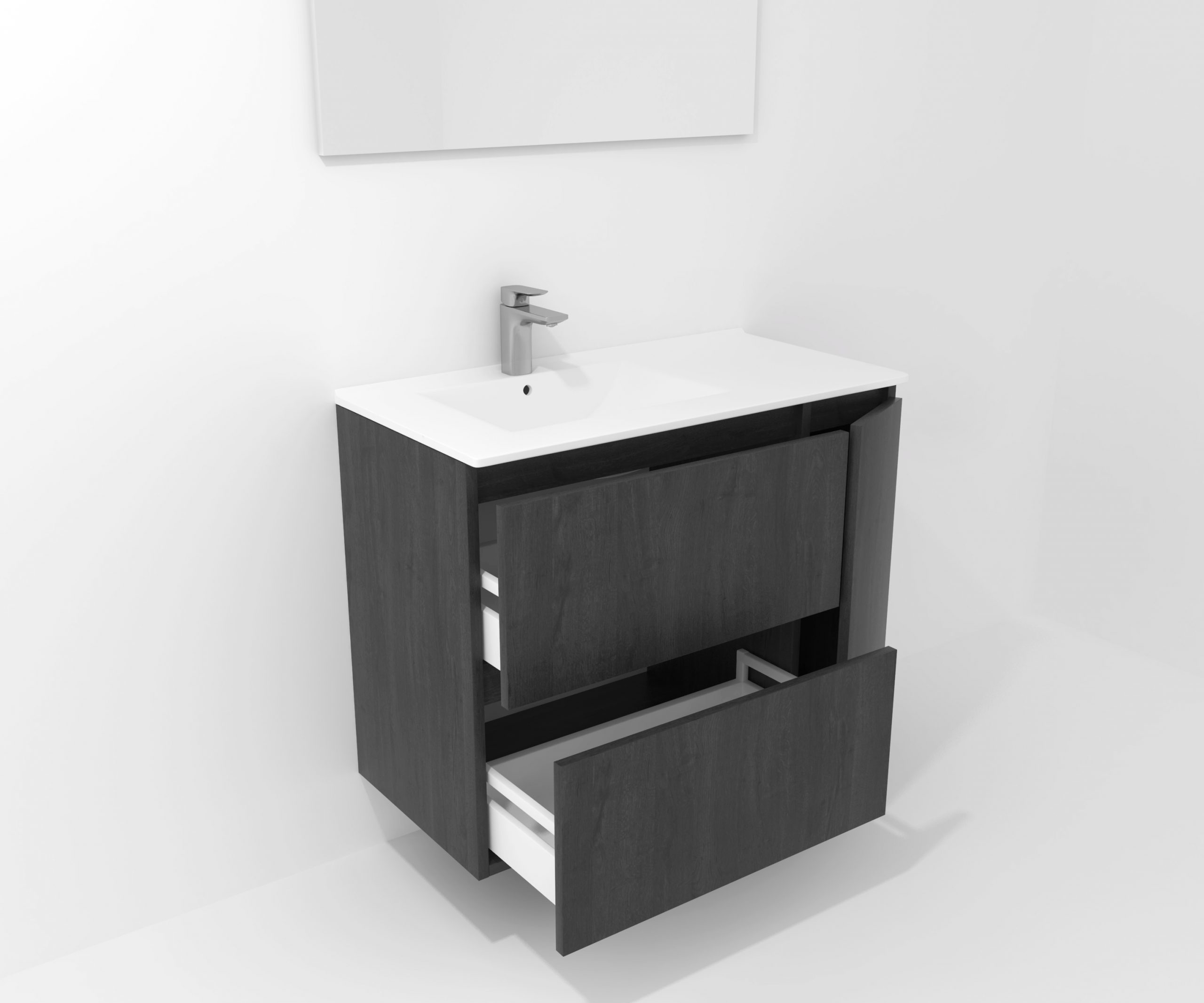Pack Montpellier avec miroir LED et lavabo