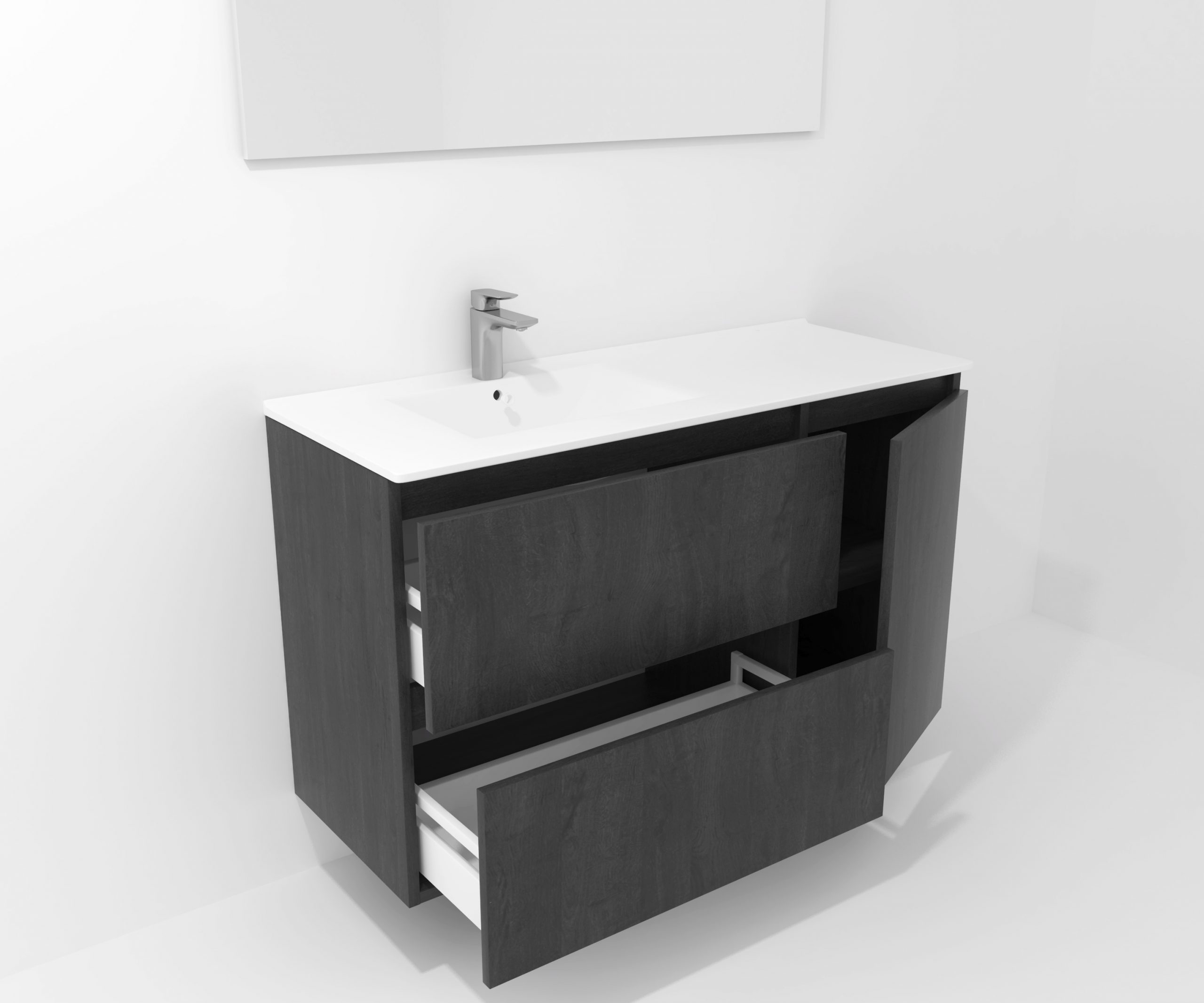Pack Montpellier avec miroir LED et lavabo