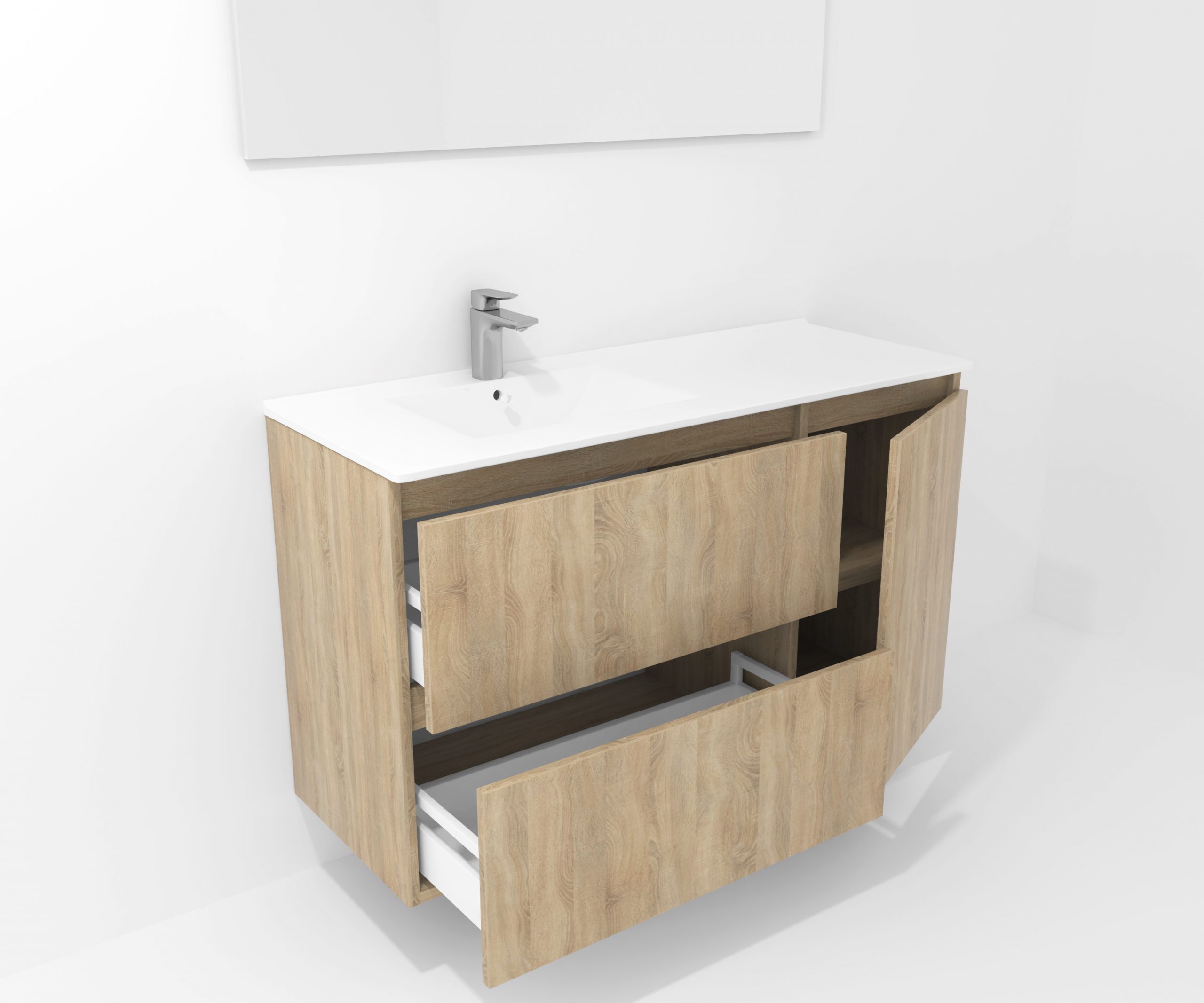 Pack Montpellier avec miroir LED et lavabo