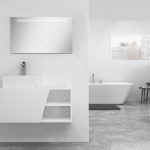 Pack Rennes avec lavabo et miroir LED