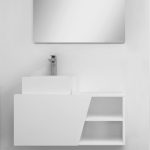 Pack Rennes avec lavabo et miroir LED