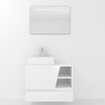 Pack Rennes Plus avec lavabo et miroir LED