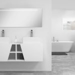 Pack Rennes avec lavabo et miroir LED