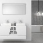 Pack Rennes Plus avec lavabo et miroir LED