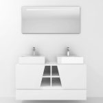 Pack Rennes Plus avec lavabo et miroir LED