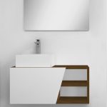 Pack Rennes avec lavabo et miroir LED