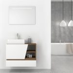 Pack Rennes Plus avec lavabo et miroir LED