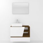 Pack Rennes Plus avec lavabo et miroir LED