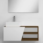 Pack Rennes avec lavabo et miroir LED