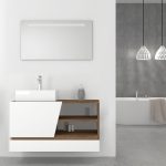 Pack Rennes Plus avec lavabo et miroir LED