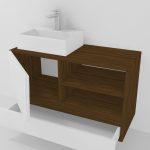Pack Rennes Plus avec lavabo et miroir LED
