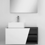 Pack Rennes avec lavabo et miroir LED