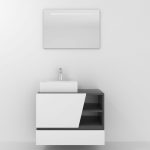 Pack Rennes Plus avec lavabo et miroir LED