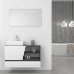 Pack Rennes Plus avec lavabo et miroir LED