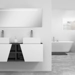 Pack Rennes avec lavabo et miroir LED
