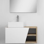 Pack Rennes avec lavabo et miroir LED