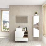 Pack Rennes Plus avec lavabo et miroir LED
