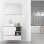 Pack Rennes Plus avec lavabo et miroir LED