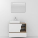 Pack Rennes Plus avec lavabo et miroir LED