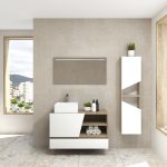 Pack Rennes Plus avec lavabo et miroir LED