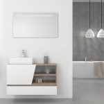 Pack Rennes Plus avec lavabo et miroir LED