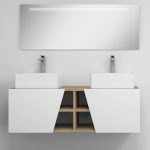Pack Rennes avec lavabo et miroir LED