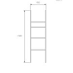 Toallero estructura H