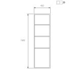 Toallero estructura O