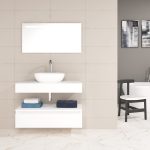 Pack Córcega con lavabo sobreencimera y espejo LED