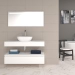 Pack Córcega con lavabo sobreencimera y espejo LED