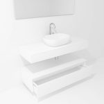 Pack Córcega con lavabo sobreencimera y espejo LED