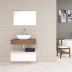 Pack Córcega con lavabo sobreencimera y espejo LED