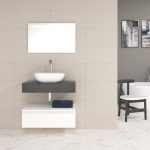 Pack Córcega con lavabo sobreencimera y espejo LED