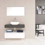 Pack Córcega con lavabo sobreencimera y espejo LED