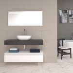 Pack Córcega con lavabo sobreencimera y espejo LED