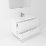 Pack Orléans avec lavabo et miroir LED