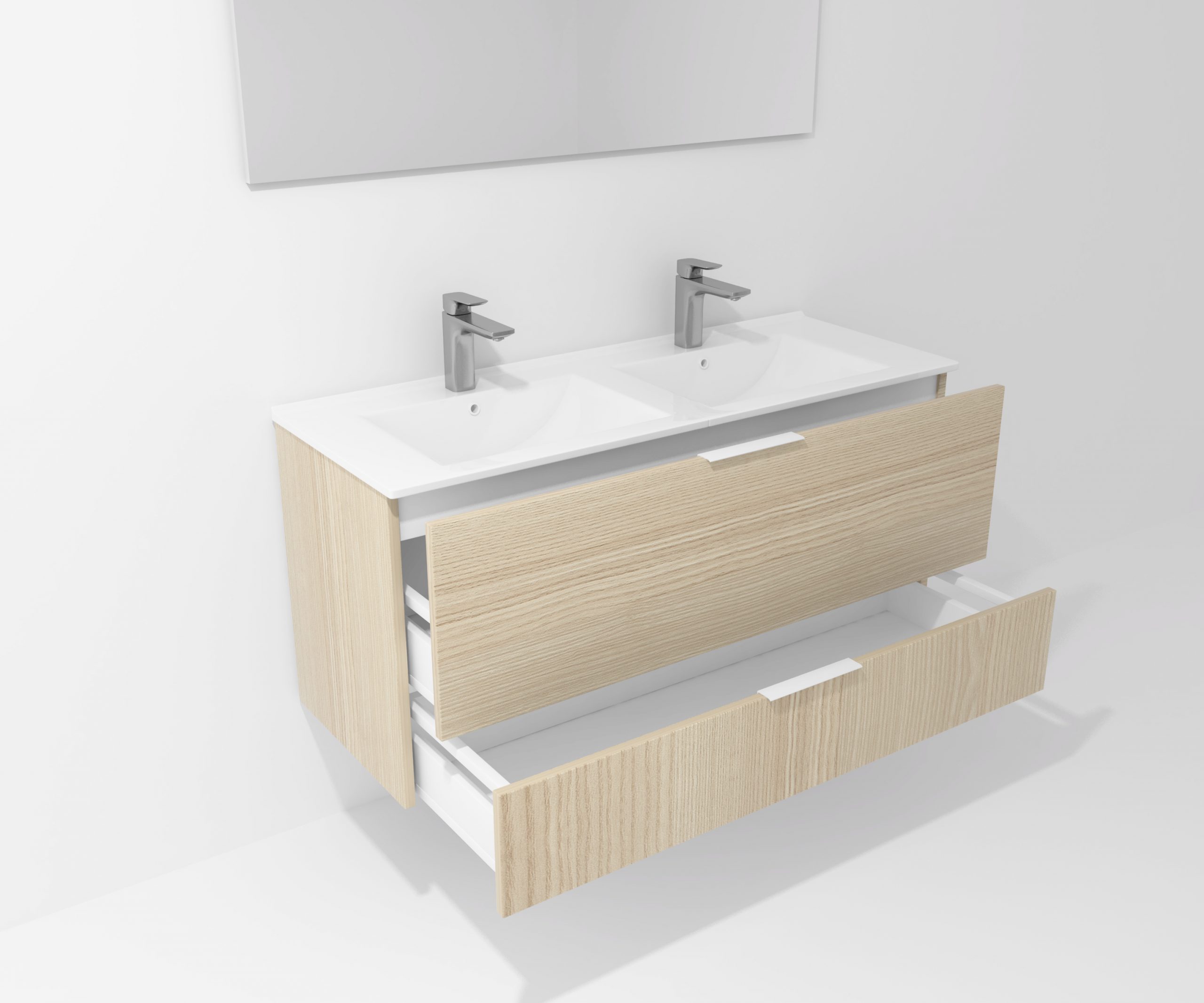 Pack Orléans avec lavabo et miroir LED