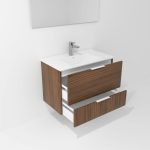 Pack Orléans avec lavabo et miroir LED