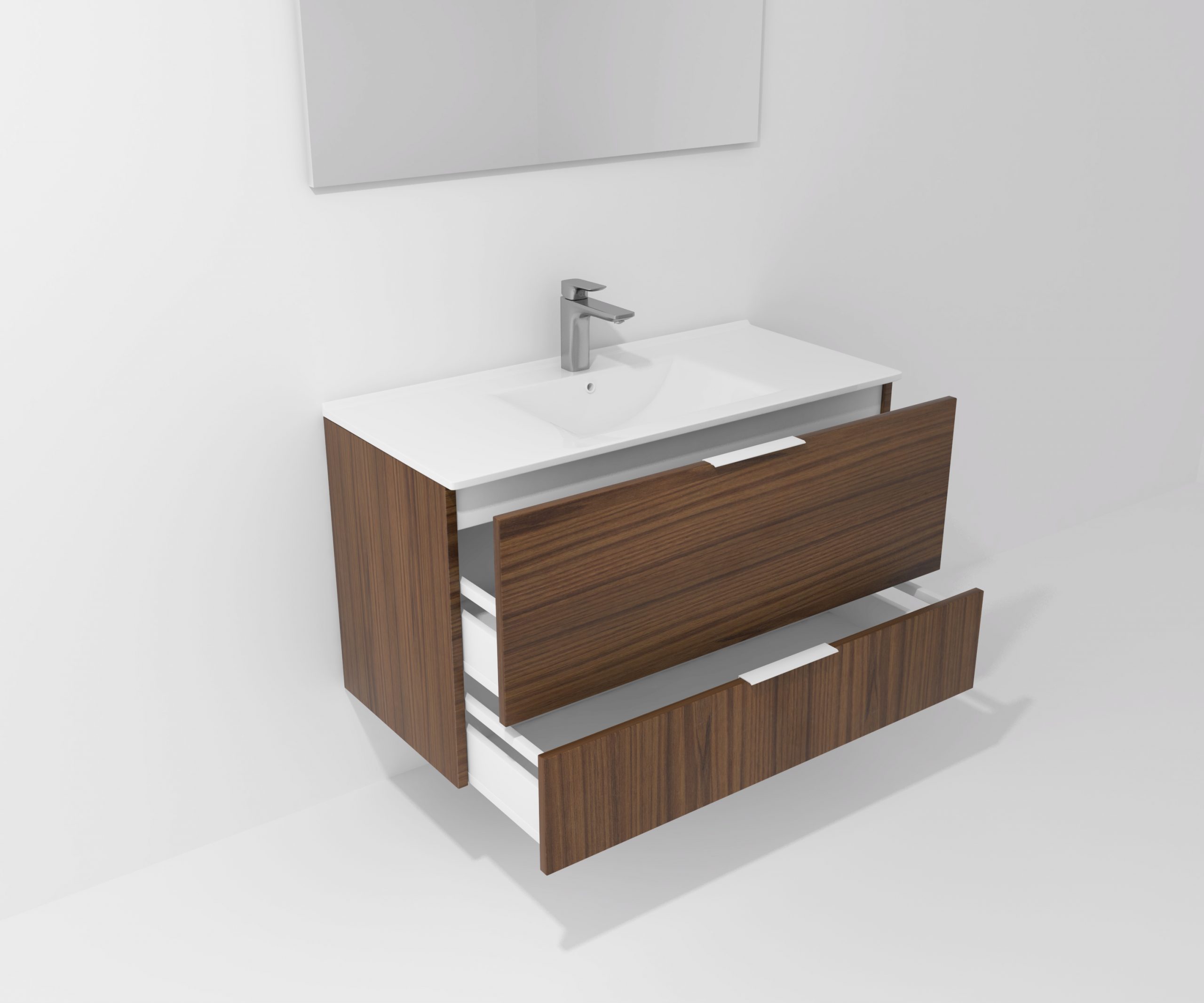 Pack Orléans avec lavabo et miroir LED